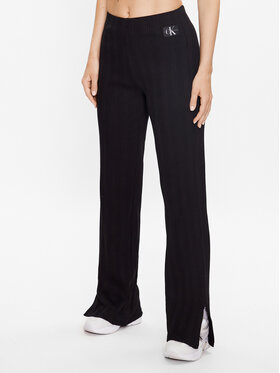 Calvin Klein Jeans Calvin Klein Jeans Pantalon en tissu J20J221597 Noir Regular Fit