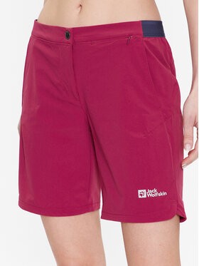 Jack Wolfskin Jack Wolfskin Sporta šorti Hilltop 1505462 Bordo Regular Fit