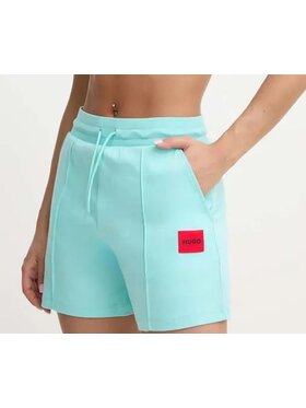 HUGO Hugo Szorty DINA_SHORTS Zielony Regular Fit