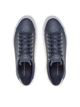 Tommy Hilfiger Superge Th Hi Vulc Street Low Lth Ess FM0FM04896 Modra