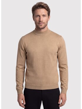Pako Lorente Pako Lorente Sweter P26WN-2X-015 Beżowy Classic Fit