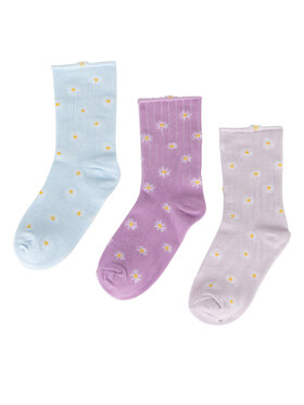 JENNY JENNY Dlhé ponožky 7KB-002-SS25 (3-pack) Modrá