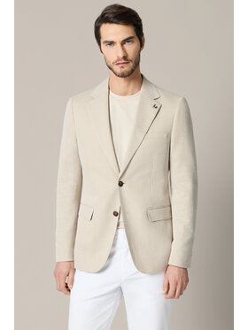 Lancerto Lancerto Marynarka Seborga MA131126000008 Beżowy Slim Fit