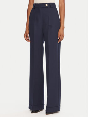 Maryley Maryley Штани з тканини 25IB563/43BL Cиній Regular Fit