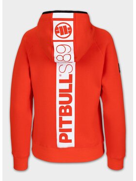 PITBULL PITBULL Bluza Bluza damska rozpinana z kapturem Fuchsia S Czerwony Regular Fit