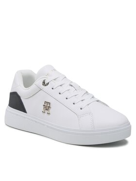 Tommy Hilfiger Tommy Hilfiger Sneakers Th Court Sneaker FW0FW06854 Weiß