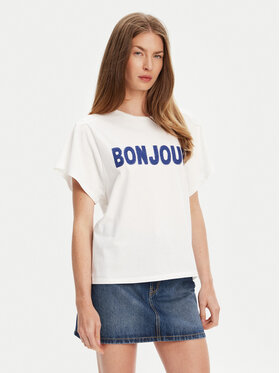 United Colors Of Benetton United Colors Of Benetton T-Shirt 3LNSD109Z Weiß Relaxed Fit
