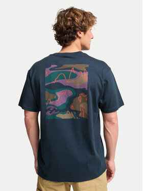 Billabong Billabong T-Shirt Scribbly EBYZT00398 Granatowy Regular Fit