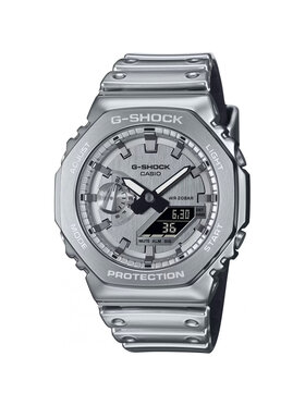 Casio Casio Zegarek GM-2100YM-8AER Srebrny