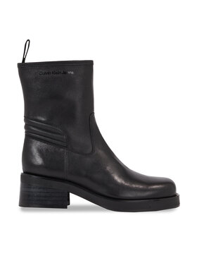 Calvin Klein Jeans Calvin Klein Jeans Μποτάκια Biker Boot Lth Wn YW0YW01330 Μαύρο