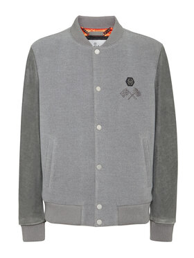 PHILIPP PLEIN PHILIPP PLEIN Bomber 22655 Grigio Regular Fit