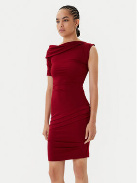 Guess Guess Coctailkleid W5BK71 KCVG2 Dunkelrot Slim Fit