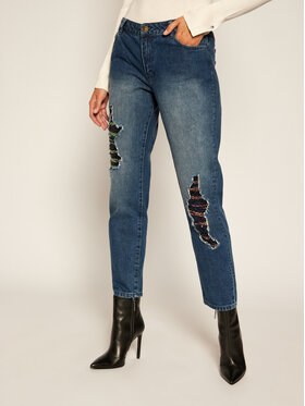My Twin My Twin Jeans hlače 202MP2464 Mornarsko modra Regular Fit