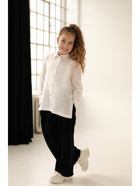 SLY SLY Spodnie materiałowe 5S-402A Czarny Comfortable Fit