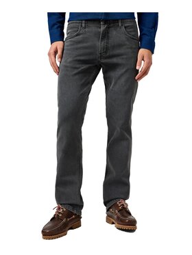 Wrangler Wrangler Jeansy 112362438 Szary Straight Leg