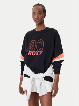 Roxy Roxy Pulóver Essential Energy ERJFT04994 Fekete Regular Fit