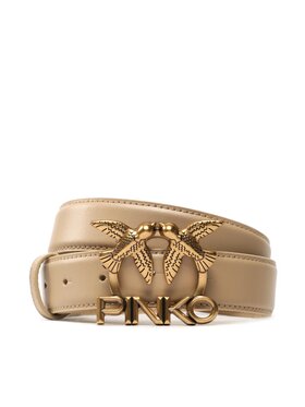 Pinko Pinko Pasek Damski Love Berry H3 Belt PE 23 PLT01 100125 A0HX Beżowy
