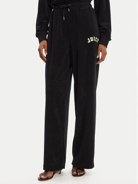Juicy Couture Juicy Couture Спортивні штани Regan JCWBJ125335 Чорний Wide Leg