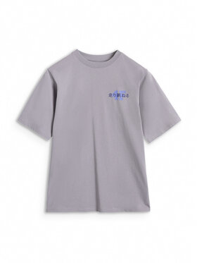 4F 4F T-Shirt BLUE VACATION Szary Oversize