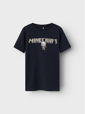 NAME IT NAME IT Tričko MINECRAFT 13223582 Tmavomodrá Regular Fit
