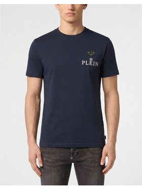 PHILIPP PLEIN PHILIPP PLEIN Tričko 31619 Tmavomodrá Regular Fit