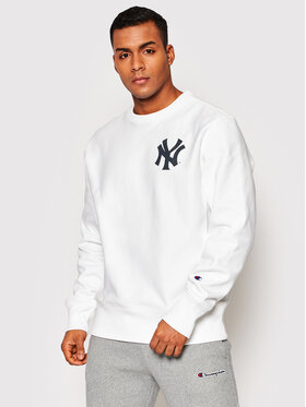 Champion sweater weiß new york clearance