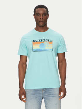 Quiksilver Quiksilver Tričko EQYZT08065 Tyrkysová Regular Fit