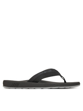 Tommy Hilfiger Tommy Hilfiger Čības uz pirksta Molded Hilfiger Beach Sandal FM0FM05361 Melns