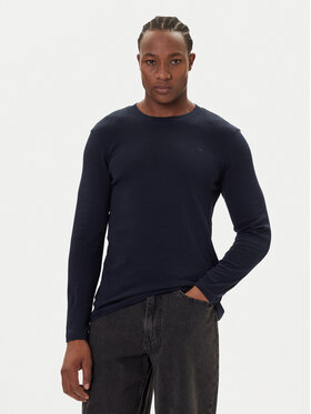 Mustang Mustang Longsleeve Arlington 1016875 Granatowy Slim Fit