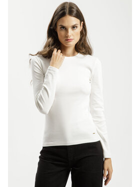 Cross Jeans Cross Jeans Longsleeve 56212-028 Beżowy Regular Fit