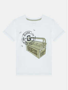 Guess Guess T-Shirt N5RI27 K8HM4 Weiß Regular Fit