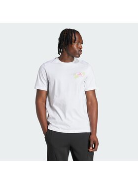 adidas adidas Koszulka techniczna 151765 Biały Regular Fit