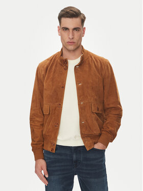 Serge Pariente Serge Pariente Lederjacke Starter Vs Braun Regular Fit