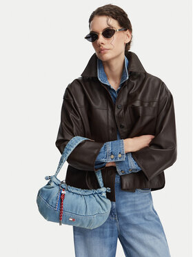 Tommy Jeans Tommy Jeans Rankinė Tjw Icon Charms Denim Shlder Bag AW0AW18883 Mėlyna