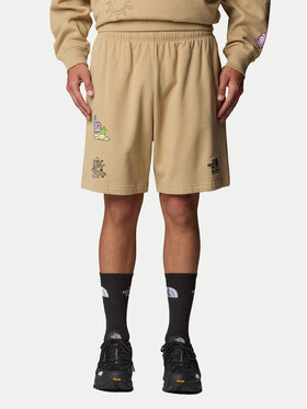 The North Face The North Face Спортни шорти Unisex Mountain Cleanup NF0A8C2X Бежов Relaxed Fit