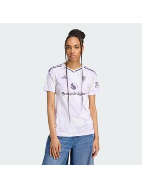 adidas adidas Koszulka techniczna 157075 Biały Regular Fit