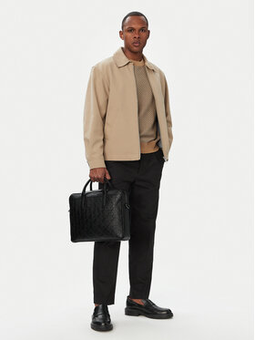 Calvin Klein Calvin Klein Aktovka Emblem Aop Deboss LV04D3561G Čierna