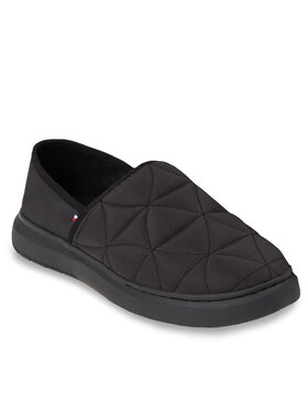Tommy Hilfiger Tommy Hilfiger Čības Hilfiger Warm Hybrid Homeslipper FM0FM04772 Melns