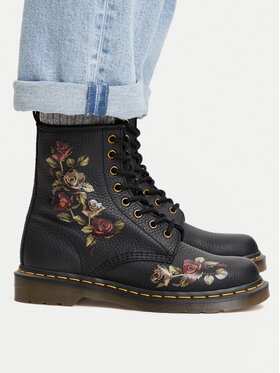 Dr. Martens Dr. Martens Trappers 1460 Decayed Roses DM32070001 Negru