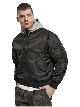 Brandit Brandit Kurtka bomber 3150.78.M Czarny Regular Fit