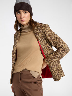 Elena Mirò Elena Mirò Giacca di transizione Q131P000066N001 Marrone Slim Fit