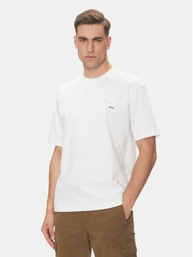 BOSS BOSS Póló 50546374 Fehér Relaxed Fit