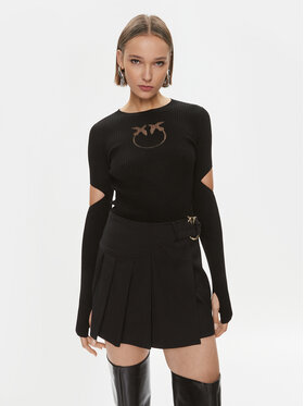 Pinko Pinko Svetr Tricheco 102019 A18M Černá Slim Fit