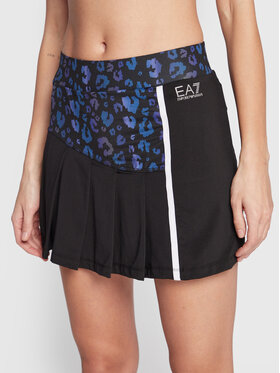 EA7 Emporio Armani EA7 Emporio Armani Fustă tenis 6LTN51 TJJGZ 1200 Negru Regular Fit