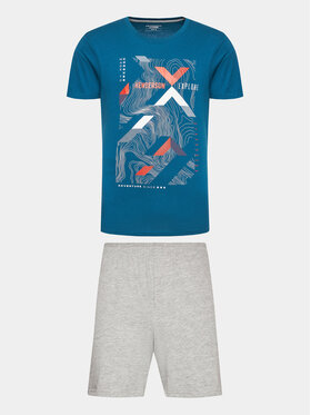 Henderson Henderson Пижама 40677 Син Regular Fit