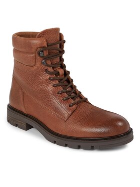 Tommy Hilfiger Tommy Hilfiger Trapper stila apavi Warm Padded Hilfiger Lth Boot FM0FM04802 Brūns