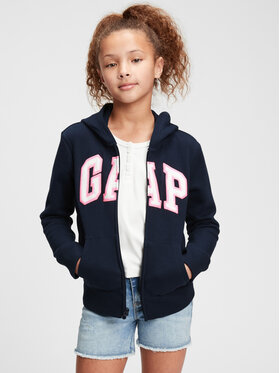 Gap Gap Majica dugih rukava 692277-10 Tamnoplava Regular Fit