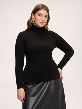 Fiorella Rubino Fiorella Rubino Golf G019L009546N033 Czarny Regular Fit