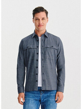Pako Lorente Pako Lorente Koszula P25WF-1X-006 Granatowy Classic Fit