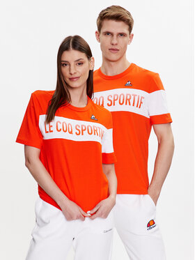 Le Coq Sportif Le Coq Sportif T-shirt Unisex 2310362 Narančasta Regular Fit